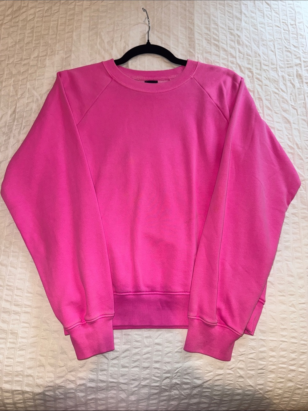 GAP Bright Pink Crewneck Sweatshirt
